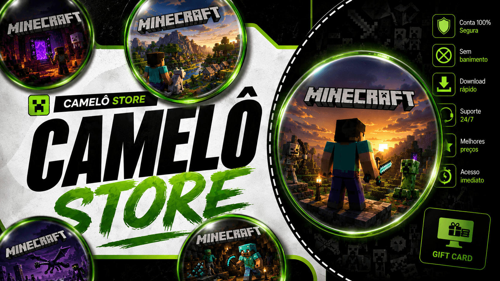 Minecraft (Java + Bedrock)